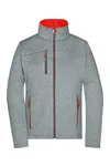 Ladies´ Softshell Jacket dark melange/red