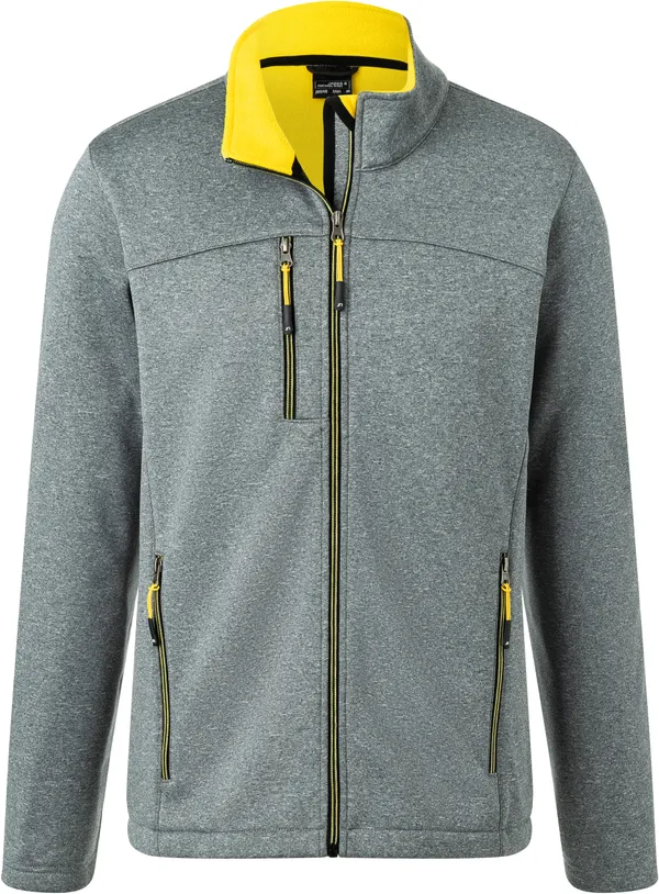 Herren 2-Lagen Melange Softshell Jacke