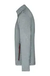 Men´s Softshell Jacket dark melange/red