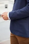 Herren Sweatblazer Navy