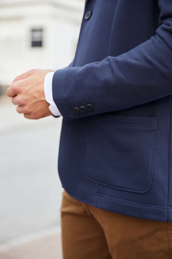Herren Sweatblazer Navy