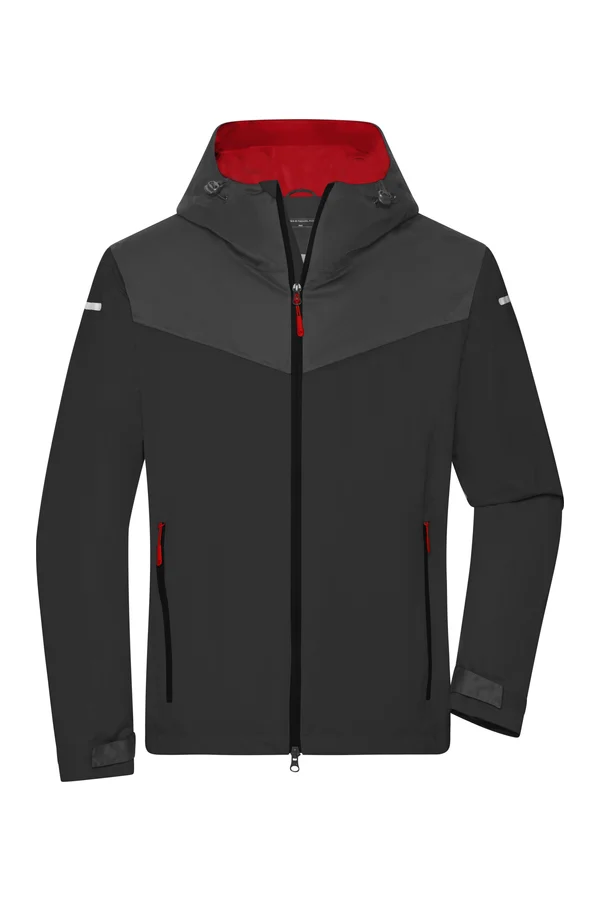 Men´s Allweather Jacket black/carbon/light red