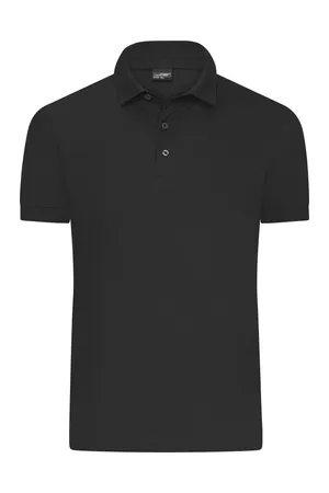Men´s Mercerised Polo Black