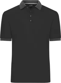 Herren Kontrast Piqué Polo
