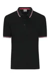 Men´s Polo black / white / red