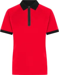 Damen Polo mit Zip