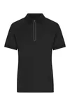 Ladies´ Zip-Polo Black / Black