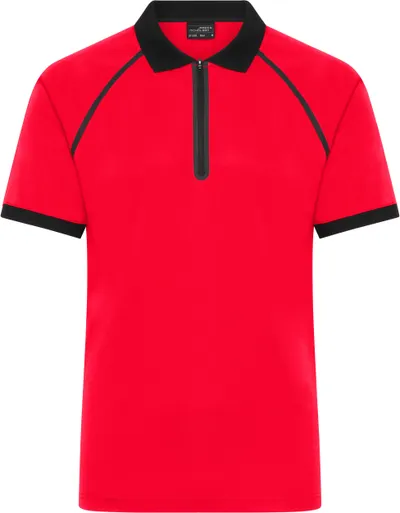 Herren Polo mit Zip