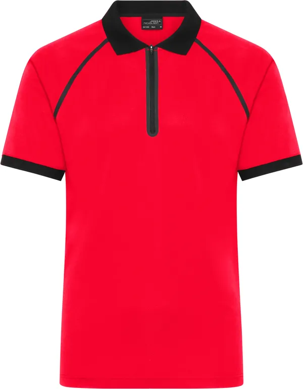 Herren Polo mit Zip