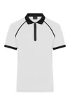 Men´s Zip-Polo White / Black