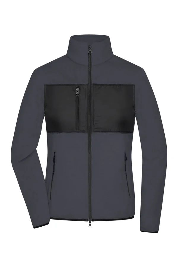 Ladies´ Fleece Jacket carbon/black