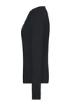 Ladies´ Round-Neck Pullover Black