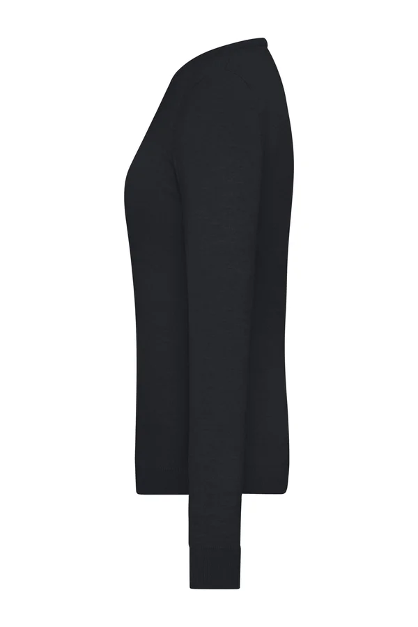 Ladies´ Round-Neck Pullover Black