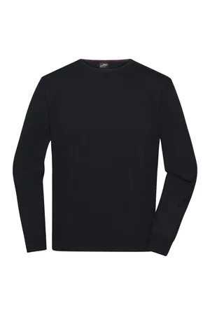 Men´s Round-Neck Pullover Black