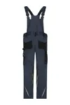 Workwear Pants with Bib - STRONG - carbon/black