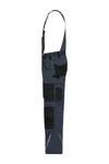 Workwear Pants with Bib - STRONG - carbon/black