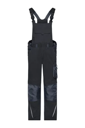 Workwear Latzhose - Strong black/carbon