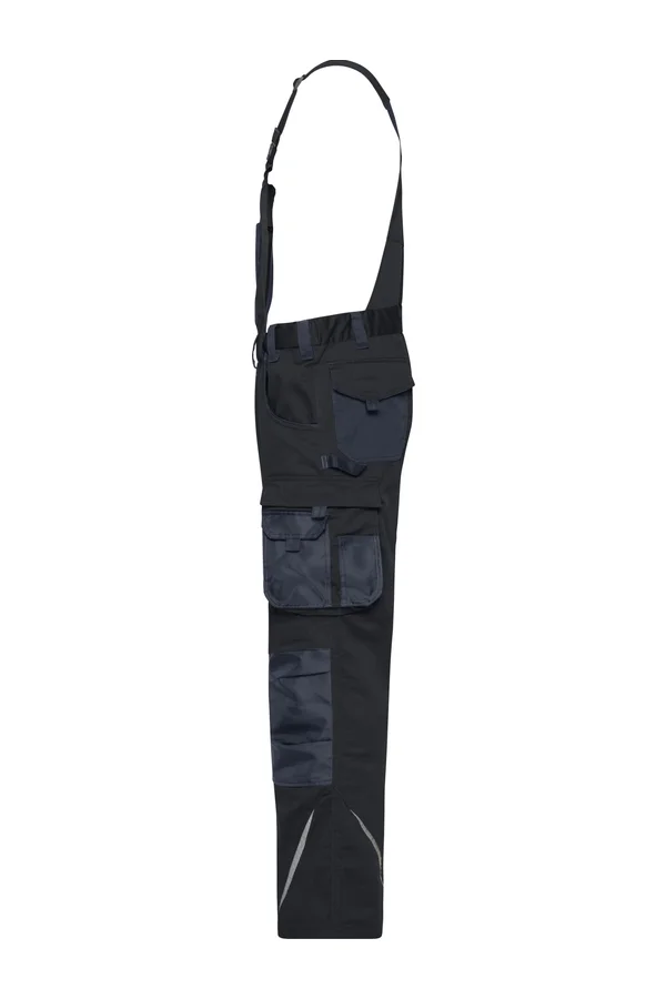 Workwear Latzhose - Strong black/carbon