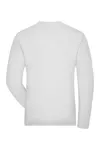 Men´s BIO Stretch-Longsleeve Work - SOLID - White