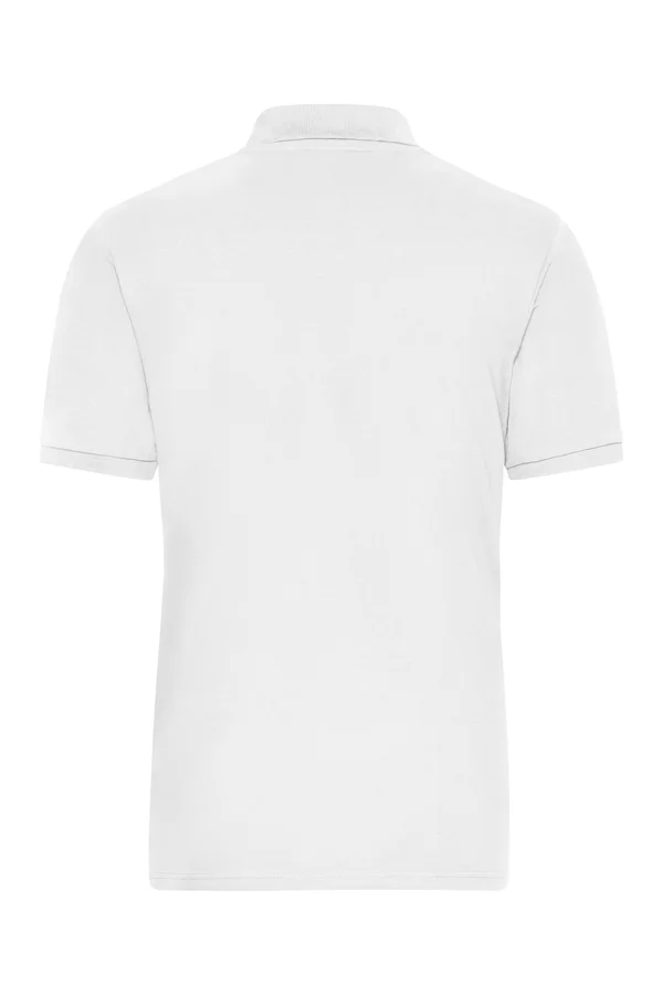 Men´s BIO Stretch-Polo Work - SOLID - White