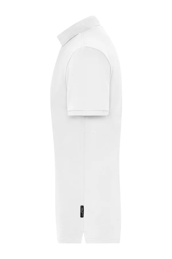 Men´s BIO Stretch-Polo Work - SOLID - White