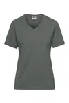 Ladies´ Bio Workwear T-Shirt Dark Grey
