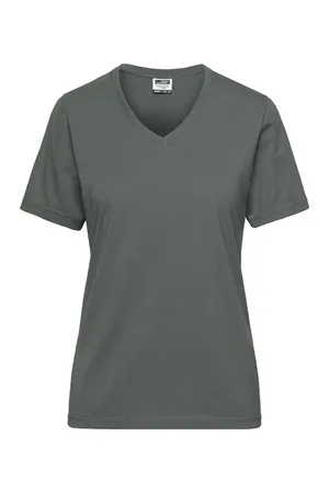 Ladies´ Bio Workwear T-Shirt Dark Grey