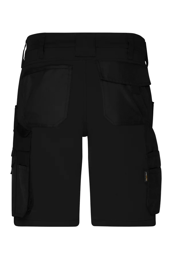 Workwear Stretch-Bermuda Slim Line Black / Black
