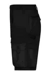 Workwear Stretch-Bermuda Slim Line Black / Black