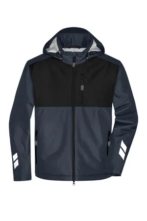 Padded Hardshell Workwear Jacket carbon/black