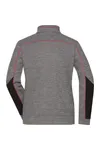Ladies´ Structure Fleece Jacket carbon melange/black/red