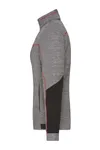 Ladies´ Structure Fleece Jacket carbon melange/black/red