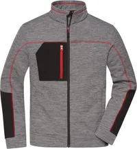 Herren Strickfleece Jacke