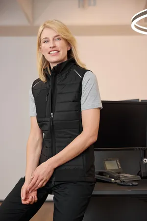 Ladies´ Hybrid Vest Black / Black
