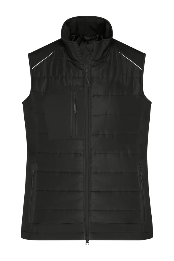 Ladies´ Hybrid Vest Black / Black