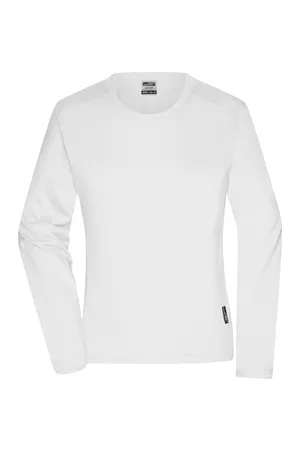 Damen Workwear T-Shirt langarm White
