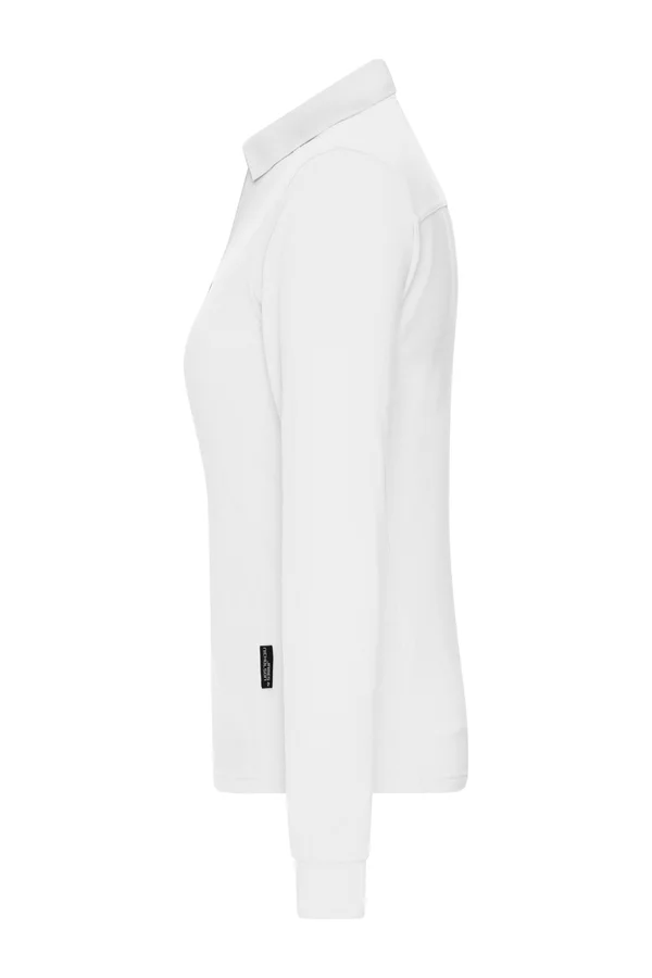Ladies´ Workwear-Longsleeve Polo White