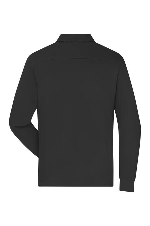 Men´s Workwear-Longsleeve Polo Black