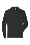 Men´s Workwear-Longsleeve Polo Black