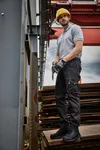 Workwear-Pants light Slim-Line Black