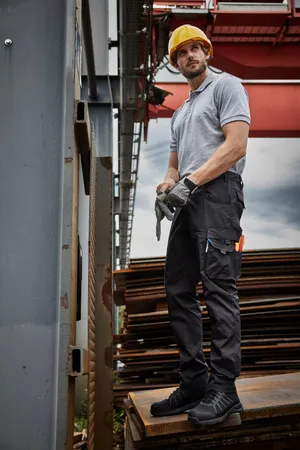 Workwear-Pants light Slim-Line Black