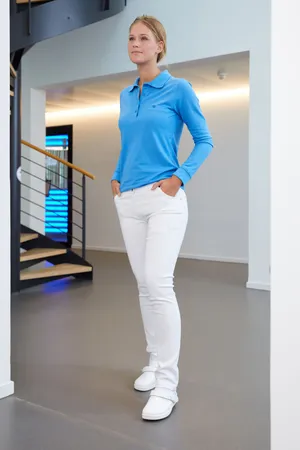 Ladies´ 5-Pocket-Stretch-Pants White