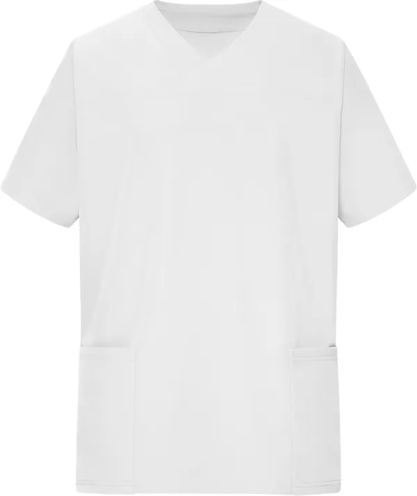 Herren V-Ausschnitt Stretch Kasack