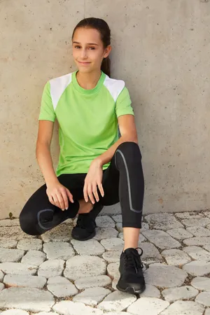 Running-T Junior Lime Green / White