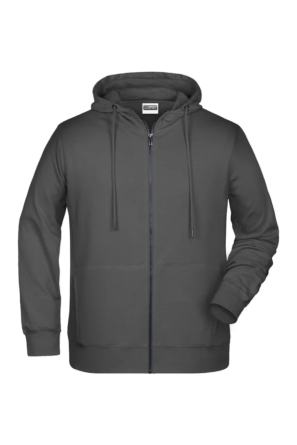 Men´s Zip-Hoody graphite