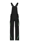 Workwear Latzhose - Color Black / Lime Green