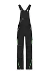 Workwear Latzhose - Color Black / Lime Green