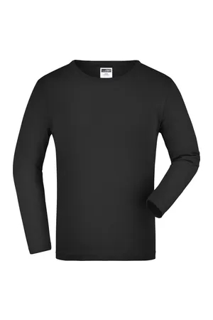 Junior Shirt Long-Sleeved Medium Black