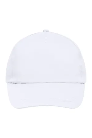 5 Panel Promo Cap White