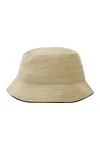 Fisherman Piping Hat Khaki / Black